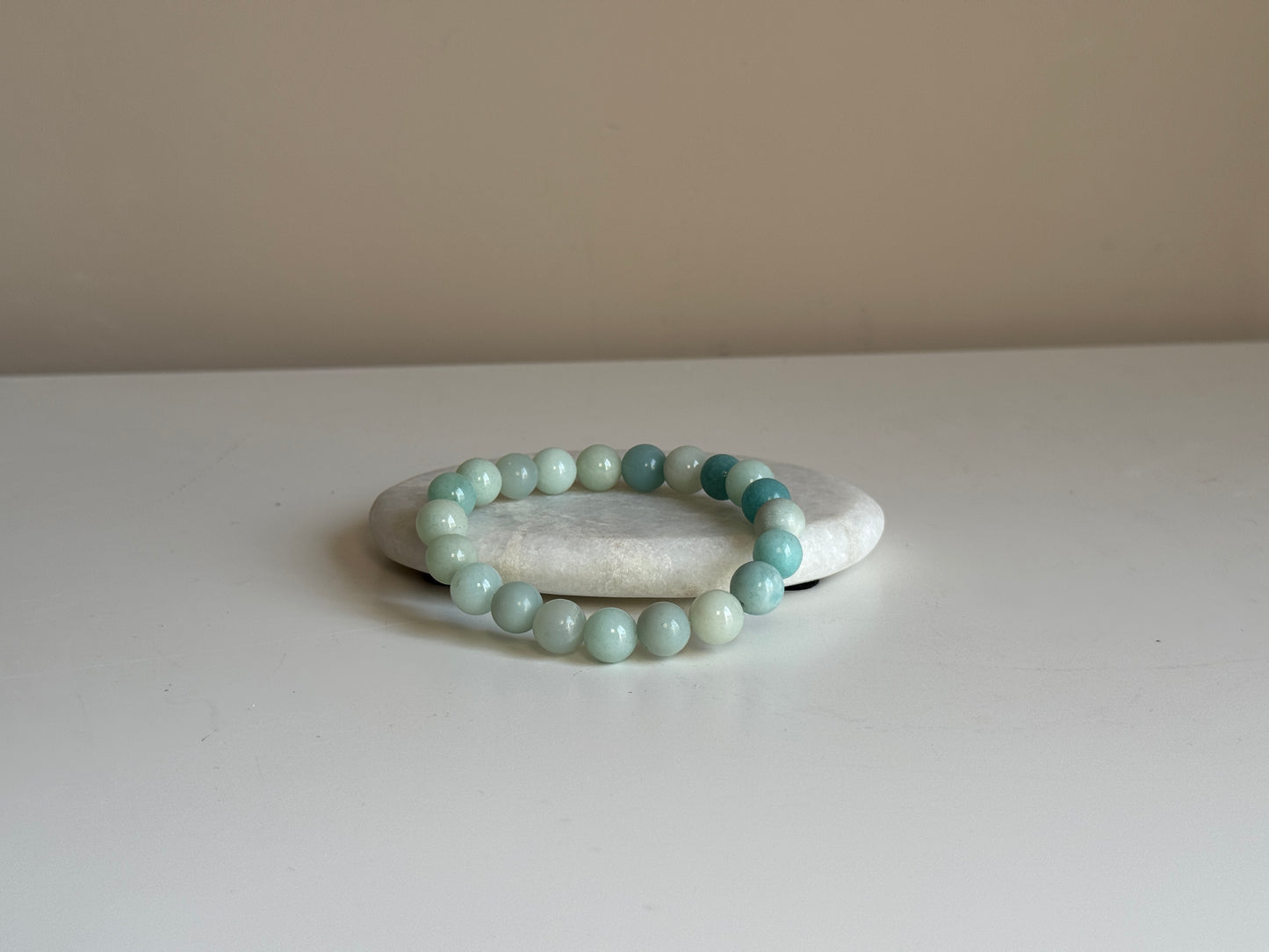 Amazoniet armband 10 mm kraal