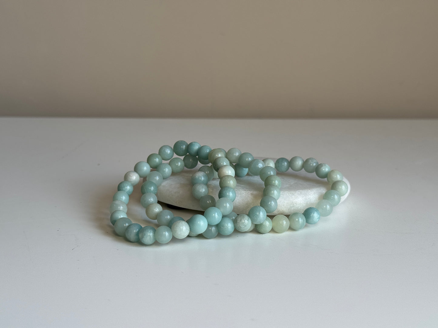 Amazoniet armband 8 mm kraal