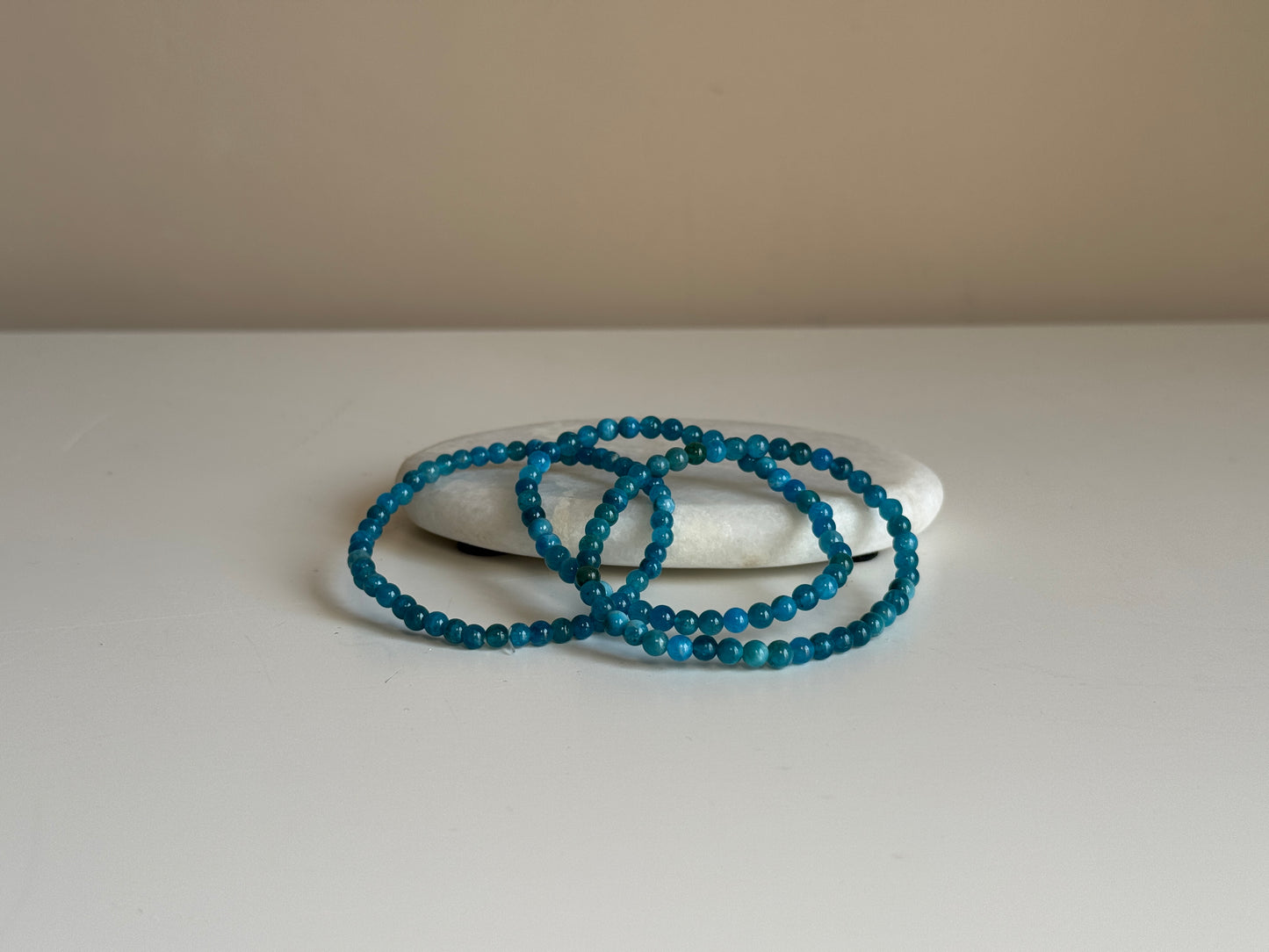 Apatiet armband 4 mm kraal