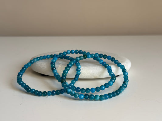 Apatiet armband 4 mm kraal