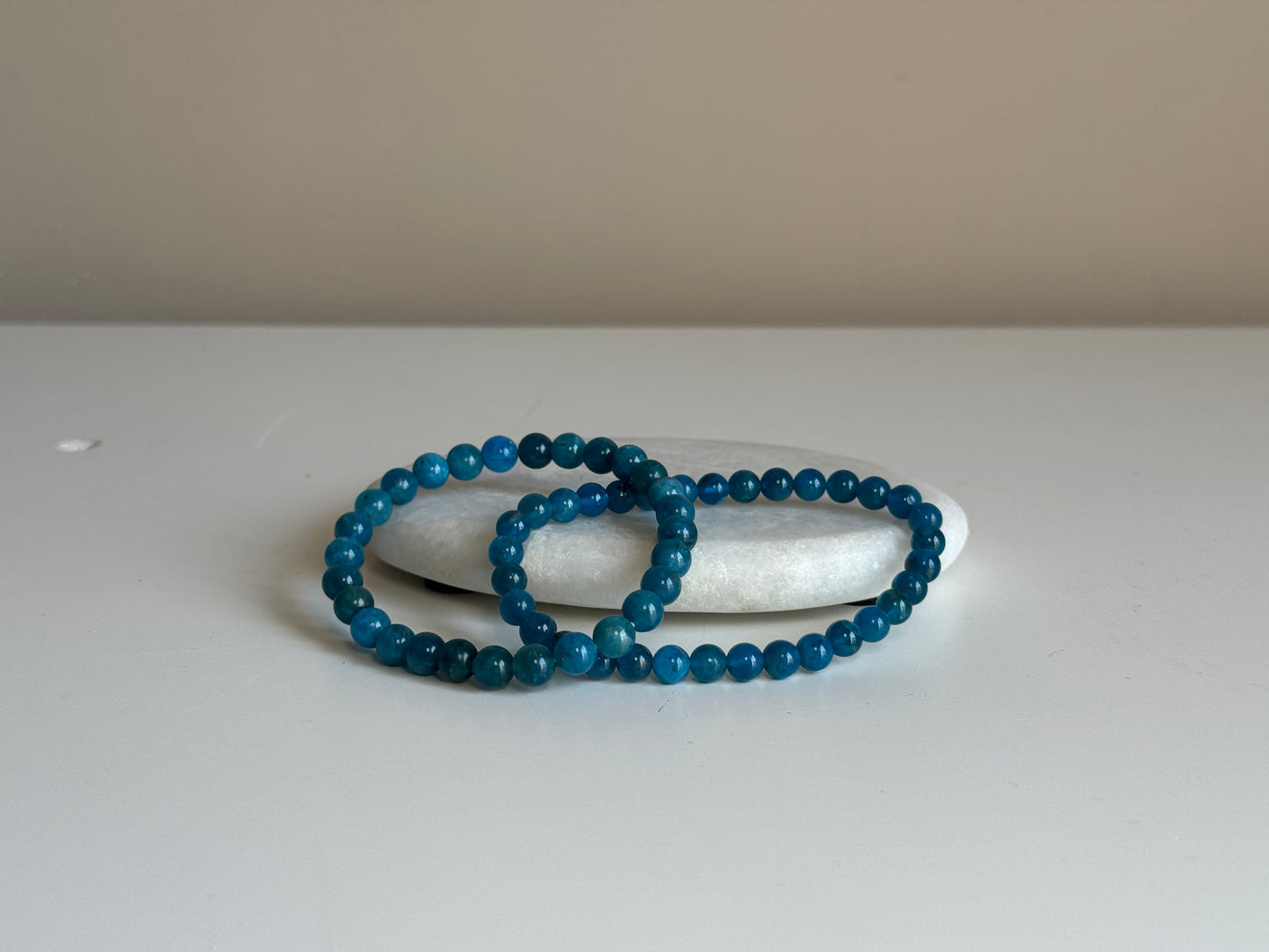 Apatiet armband 6 mm kraal