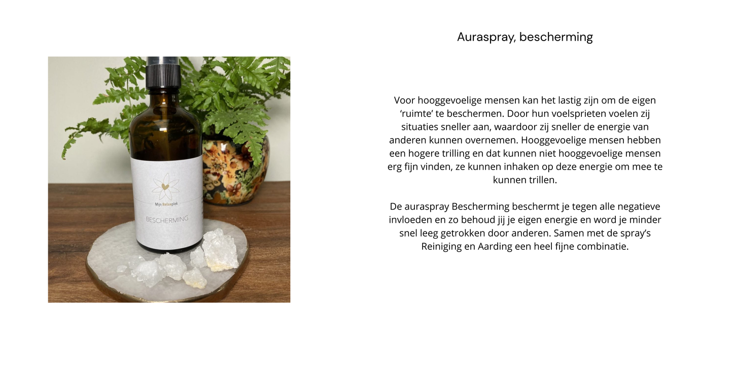 Aurasprays van Tamara van Oers