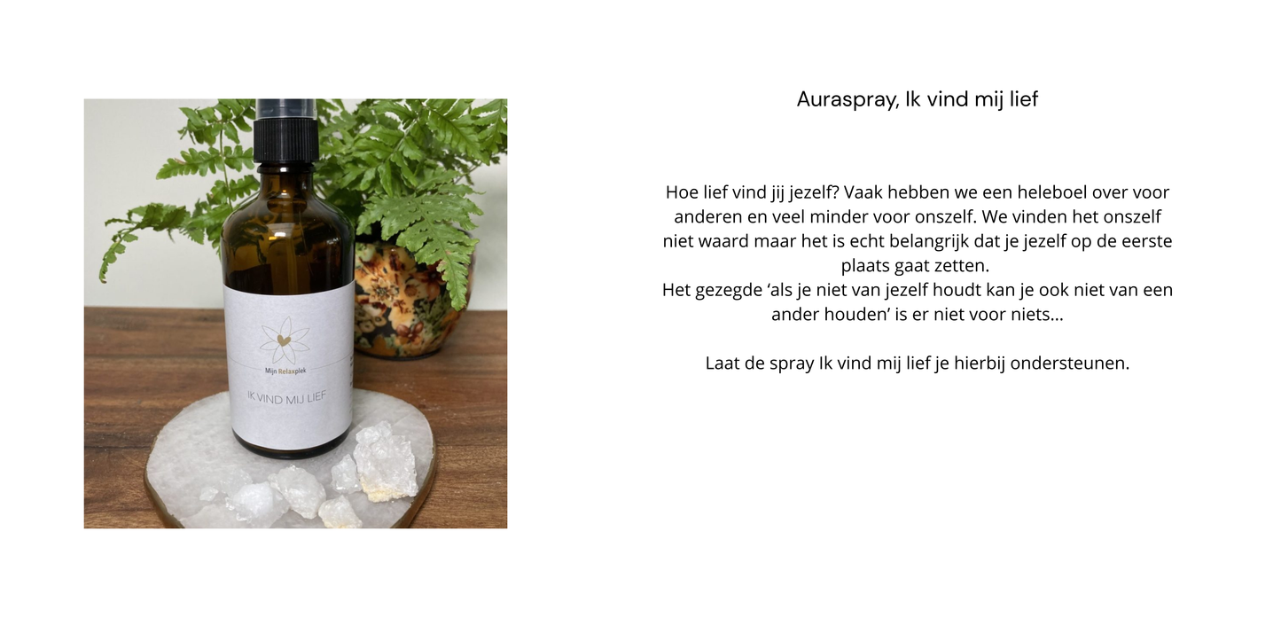 Aurasprays van Tamara van Oers