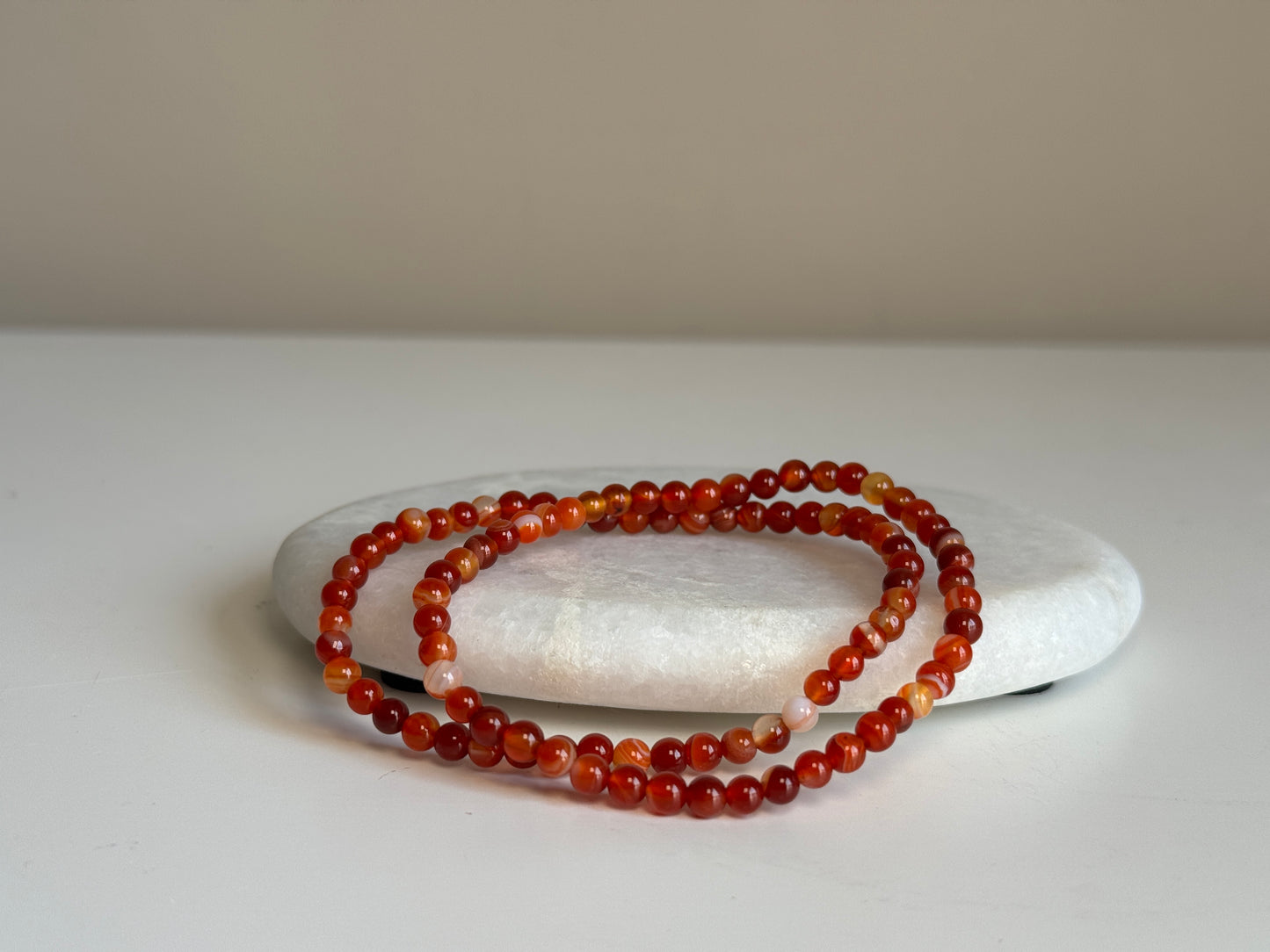 Carneool armband 4 mm kraal