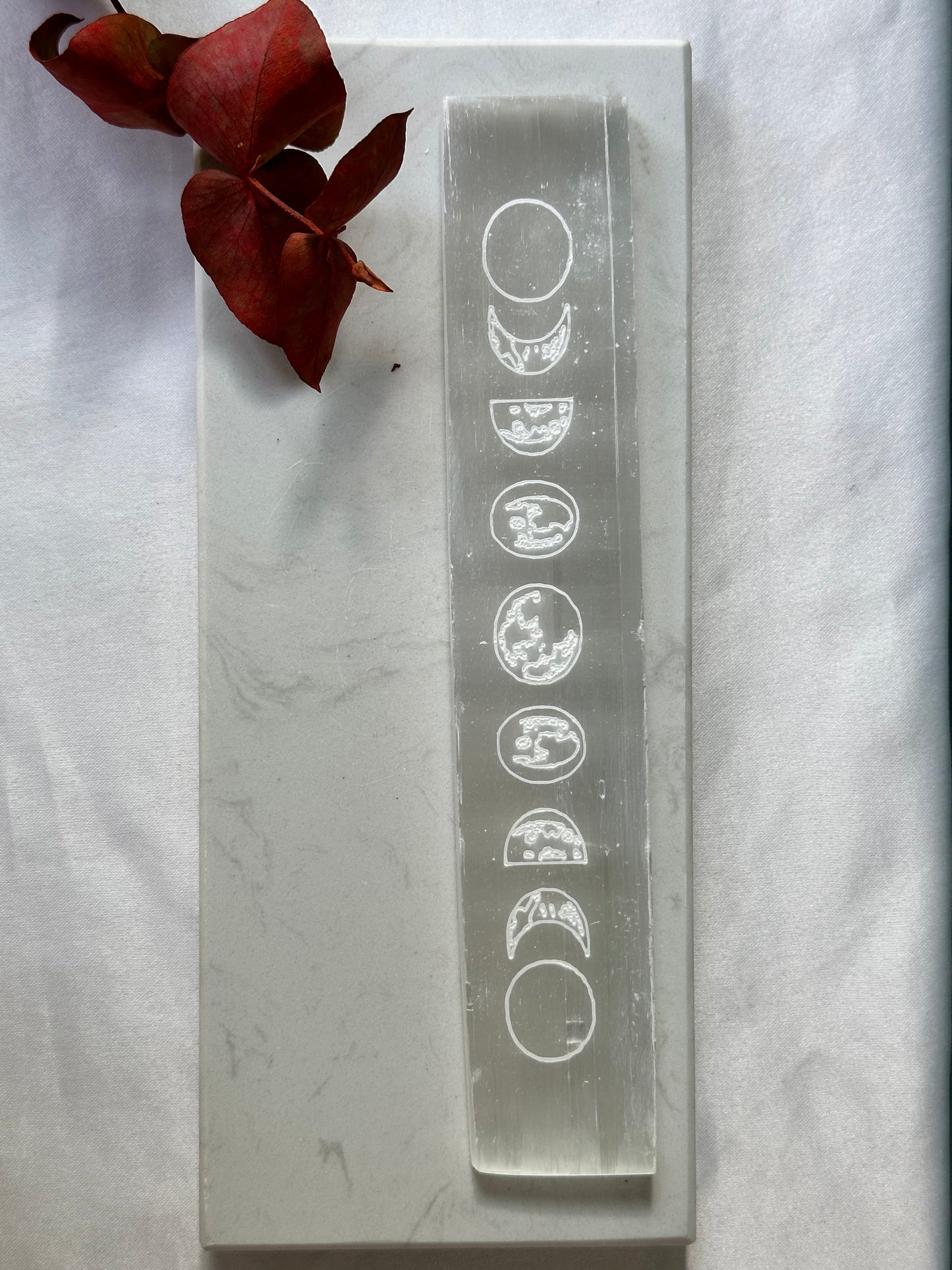 Seleniet oplaadplankje maanfases