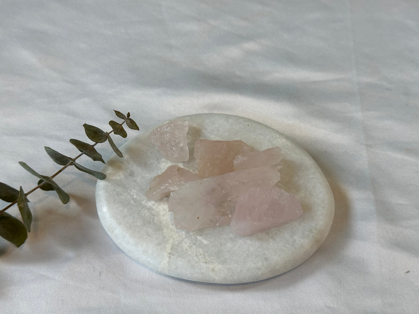 Ruw stukje rozenkwarts