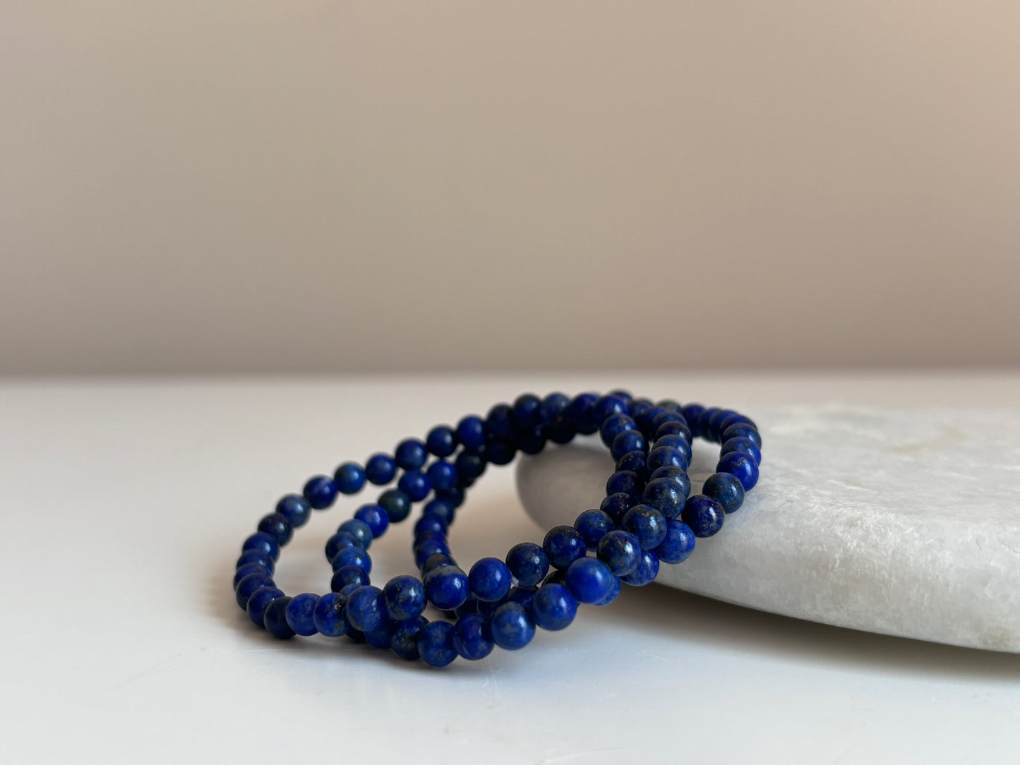 Lapis Lazuli kinderarmband 4 mm kraal