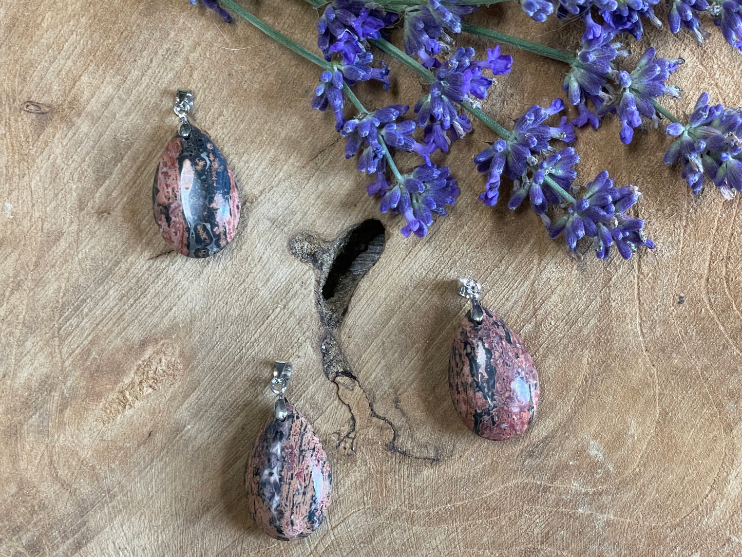 Jaspis landschap, hanger druppel