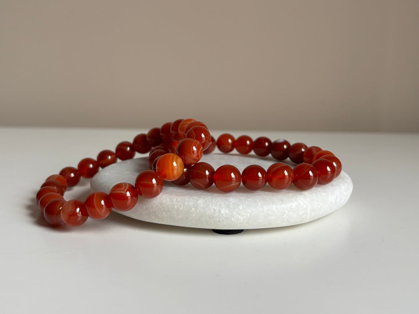 Carneool armband 10 mm kraal