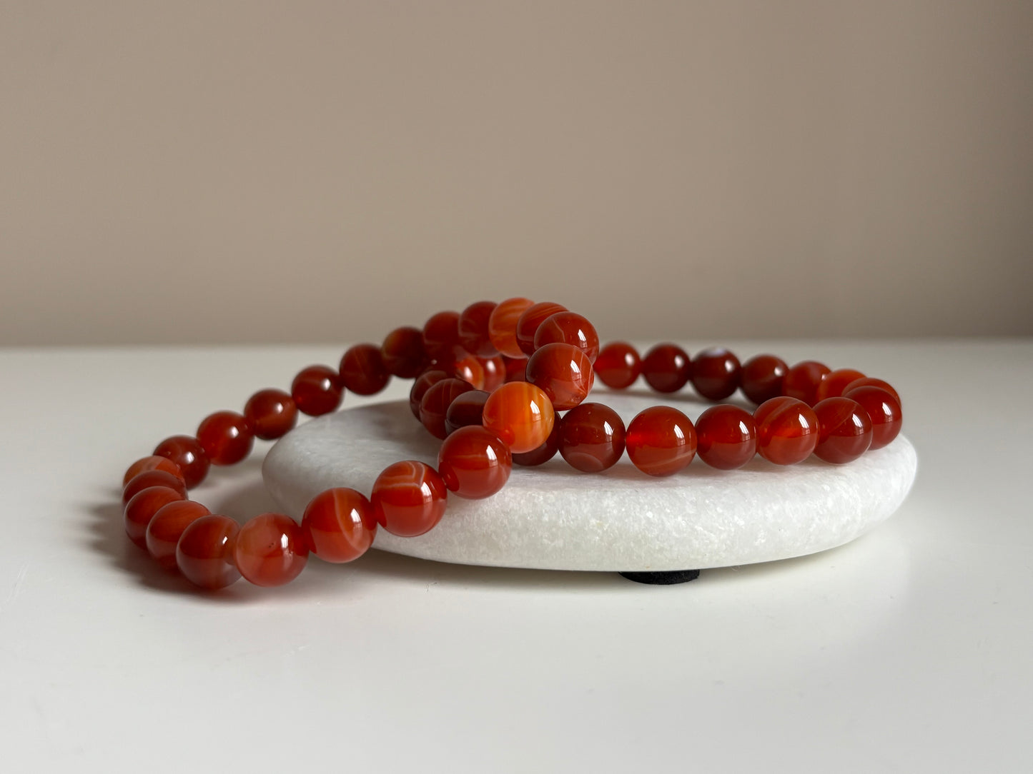 Carneool armband 10 mm kraal