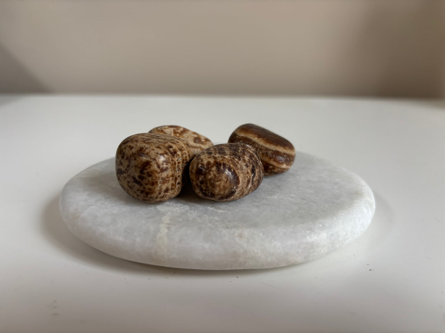 Aragoniet, trommelsteen