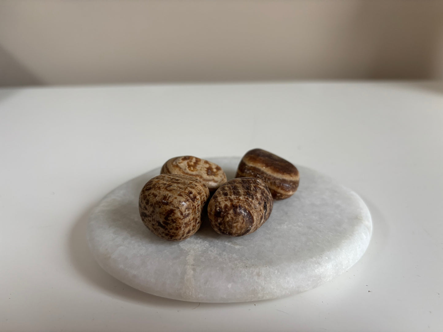 Aragoniet, trommelsteen