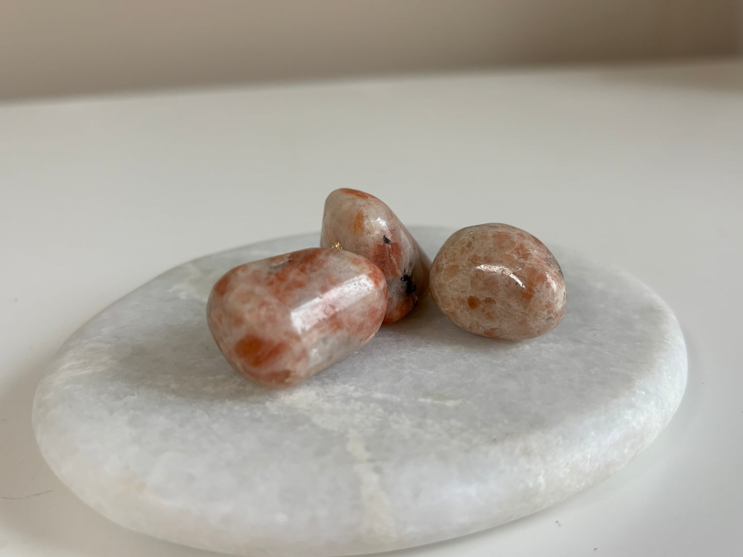 Zonnesteen, trommelsteen