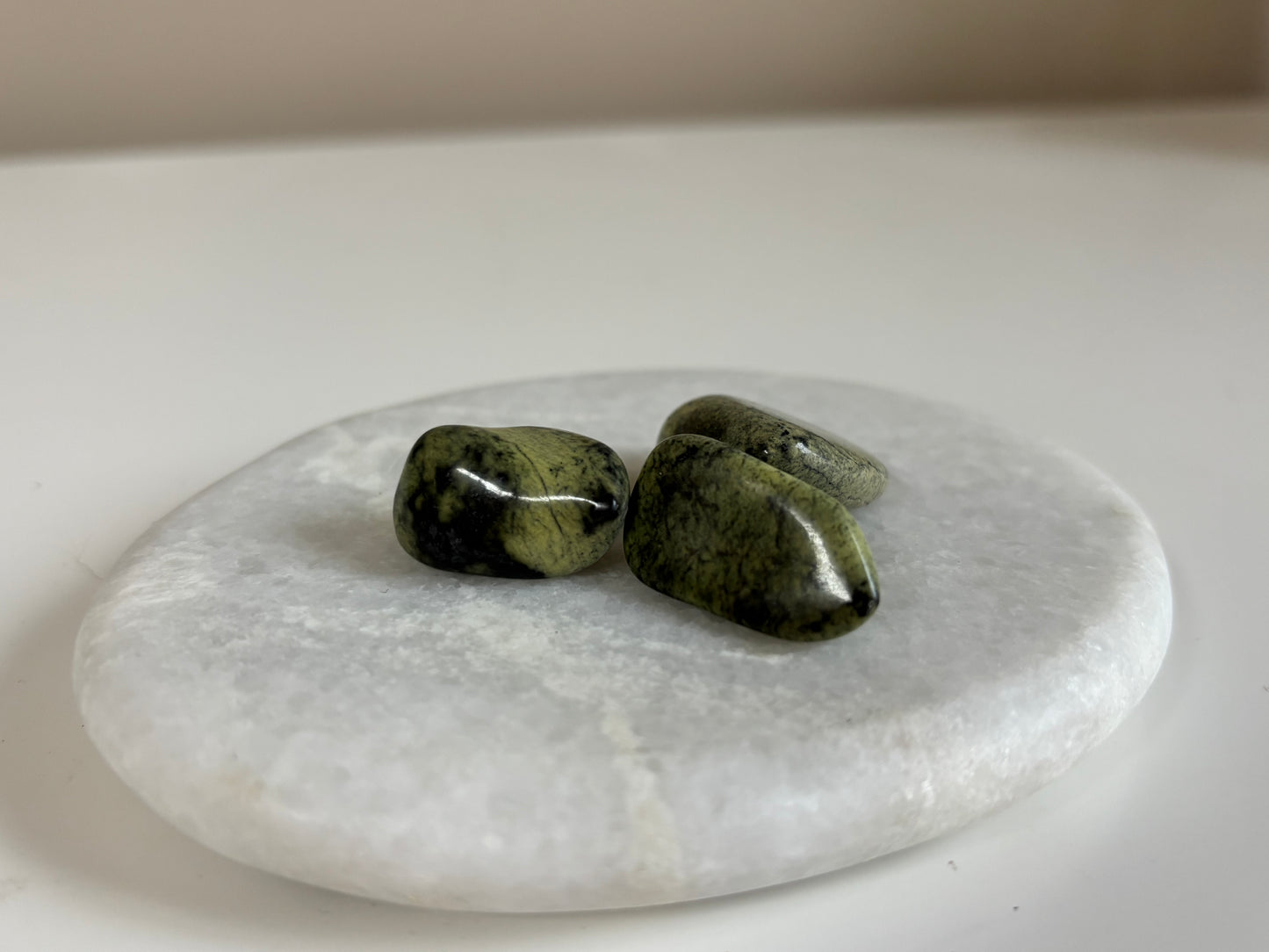 Serpentijn luipaard, trommelsteen