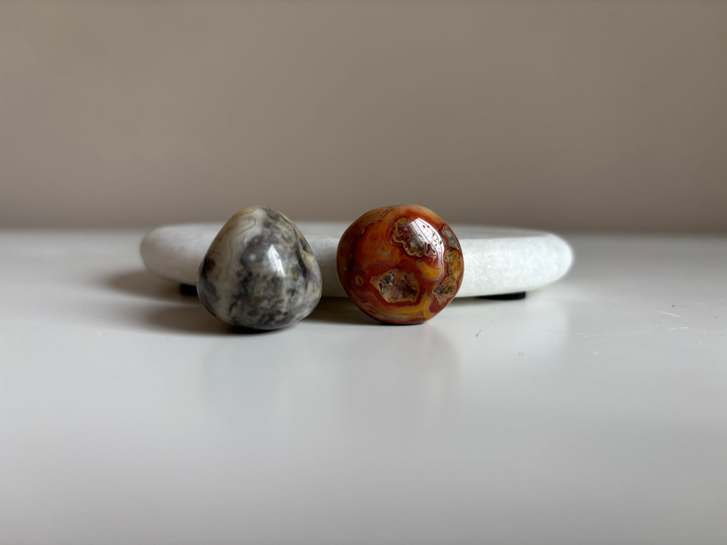 Crazy lace agaat trommelsteen