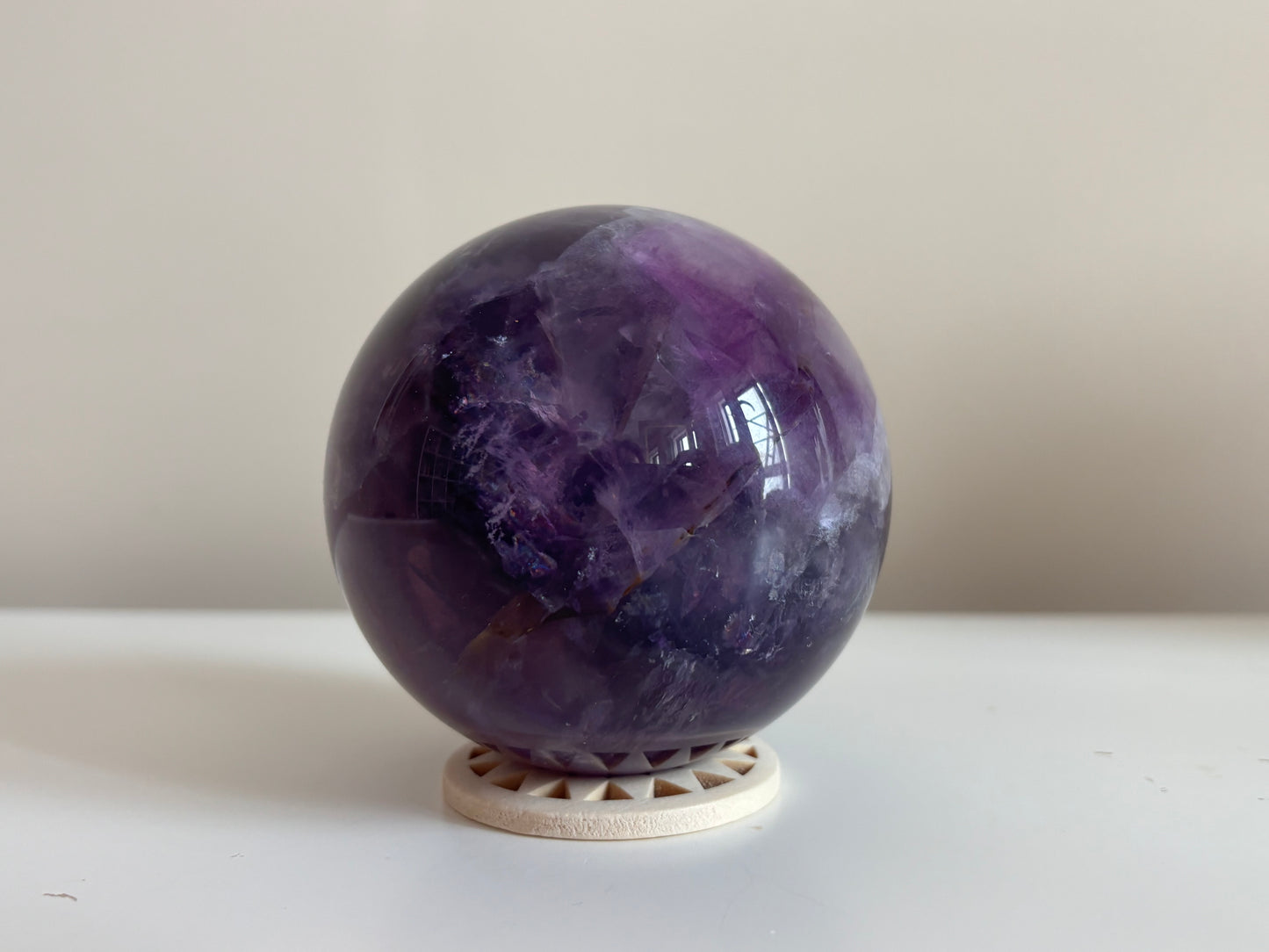 Regenboog fluoriet bol