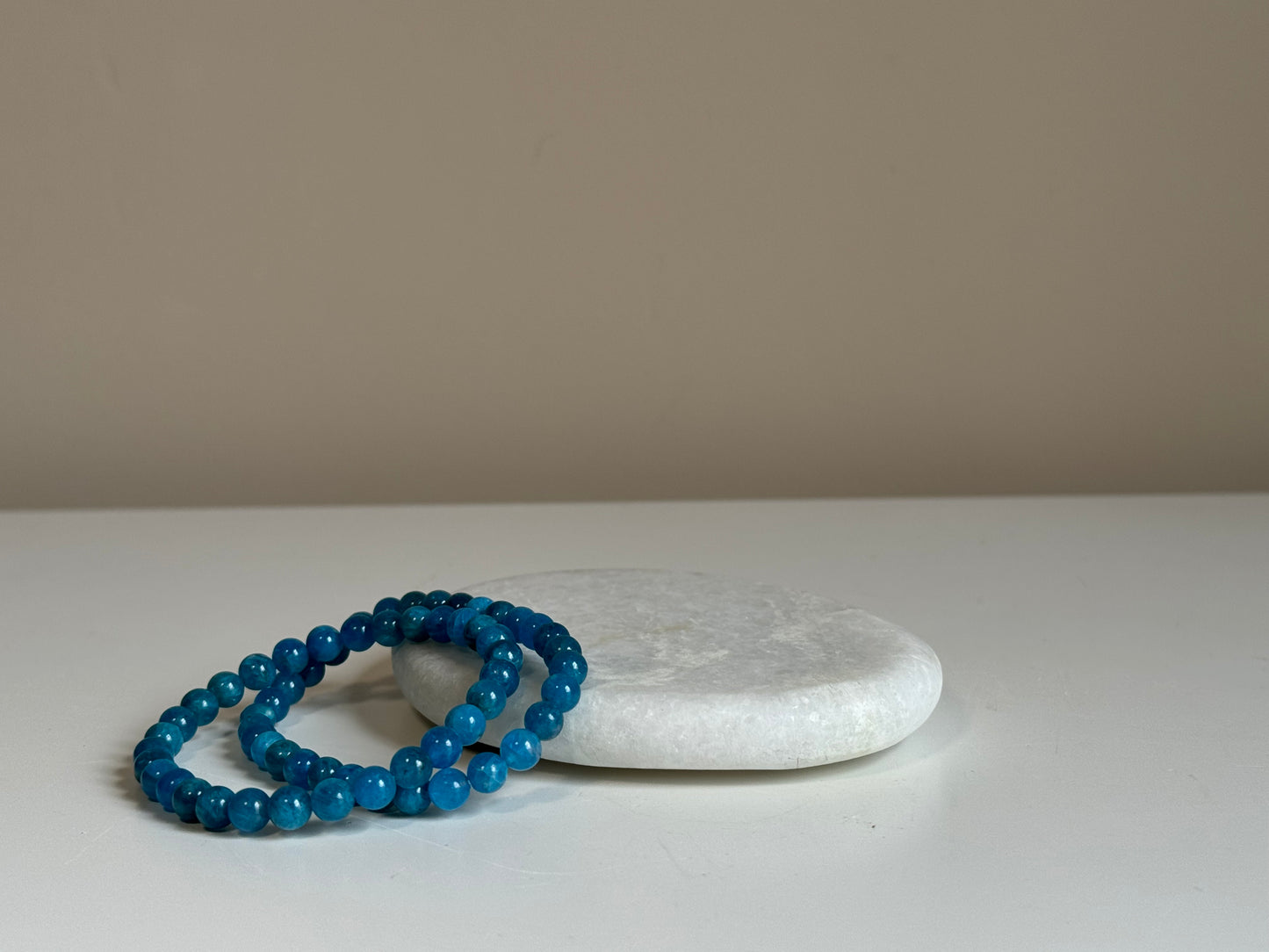 Apatiet armband 6 mm kraal