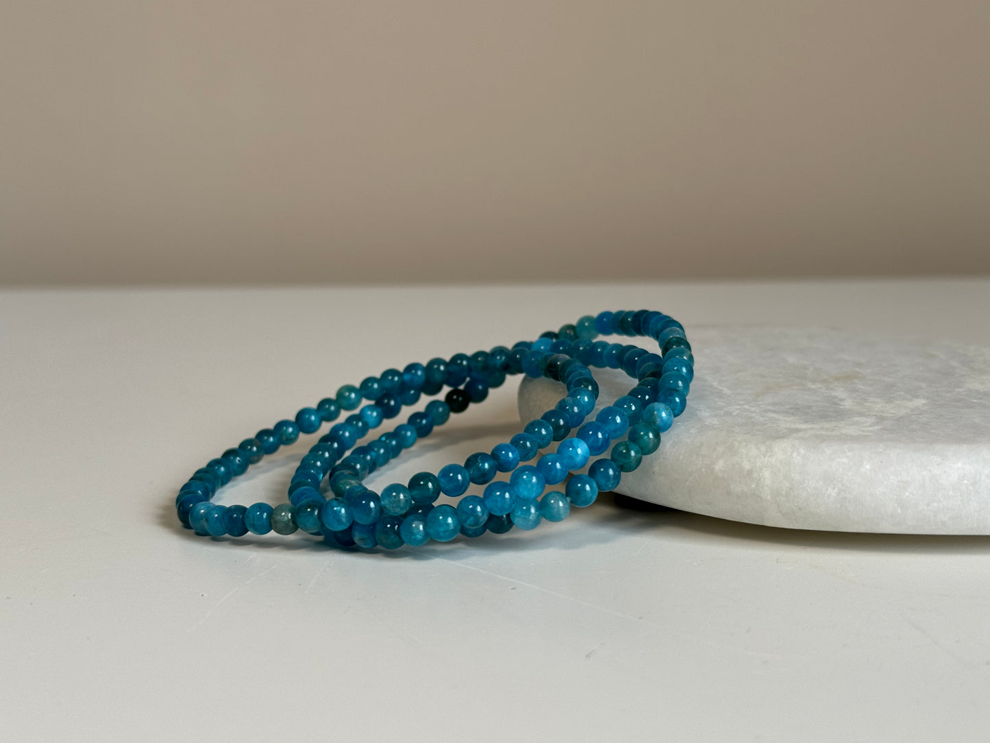Apatiet armband 6 mm kraal