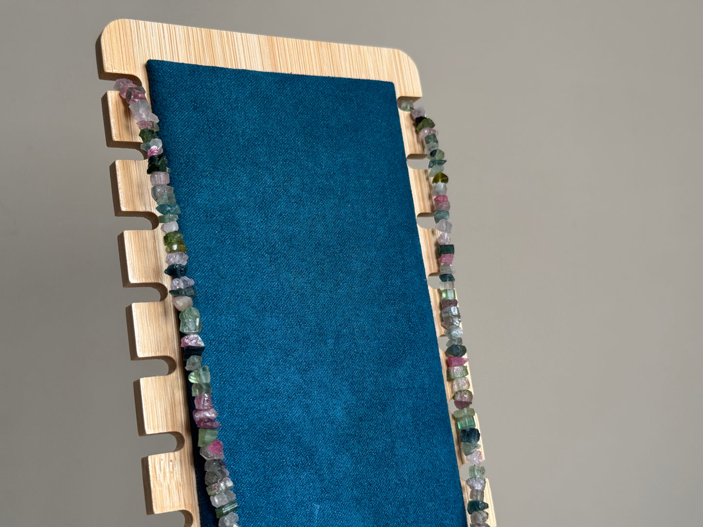 Watermeloen toermalijn, splitketting