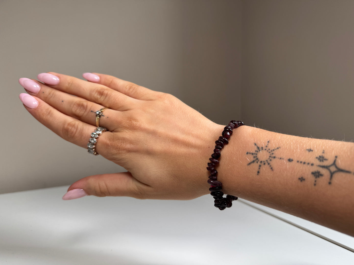 Granaat, splitarmband