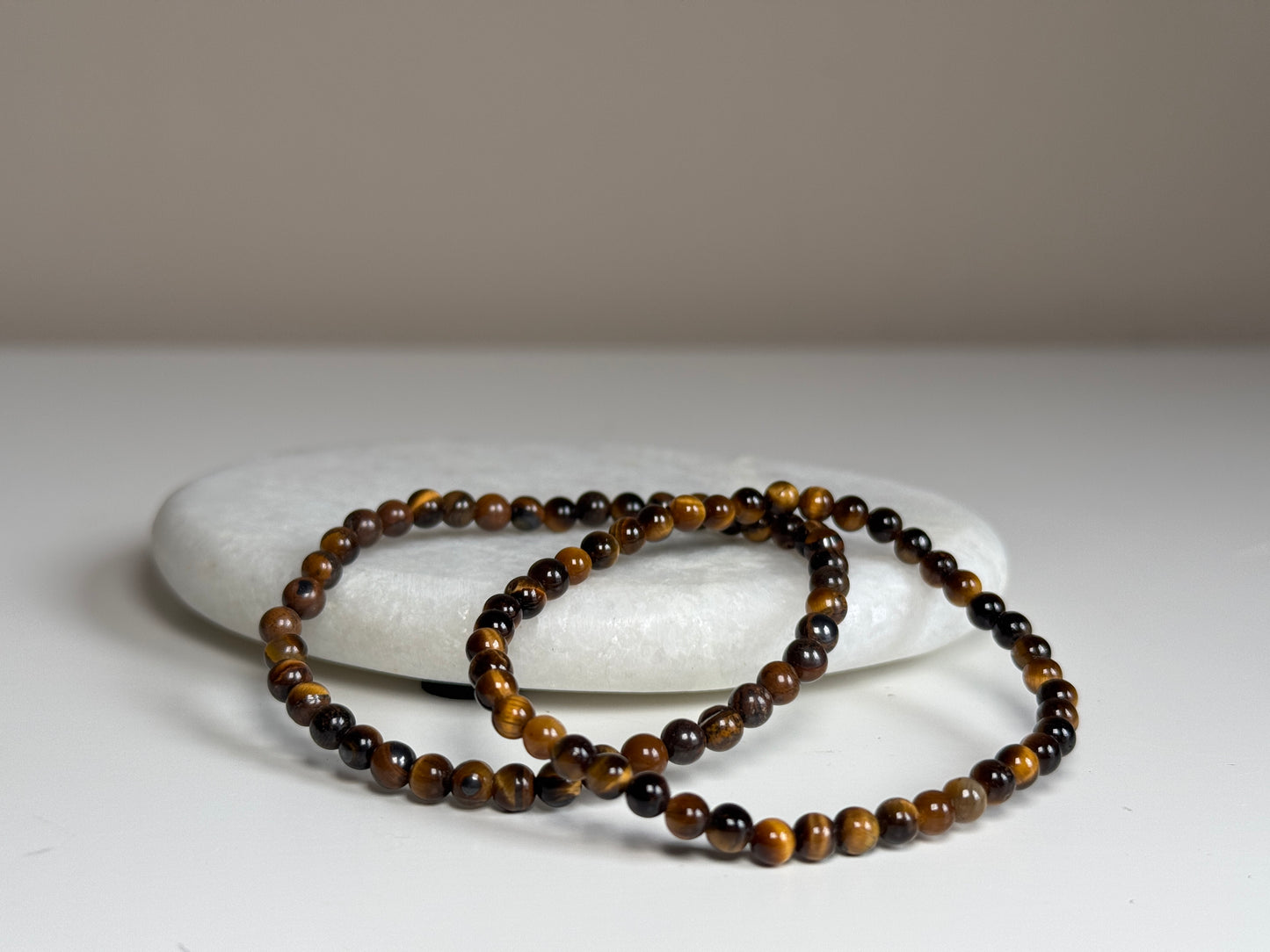 Tijgeroog armband 4 mm kraal