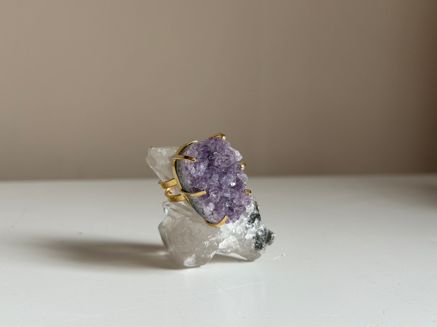 Amethist ring - DIBA Mineralen