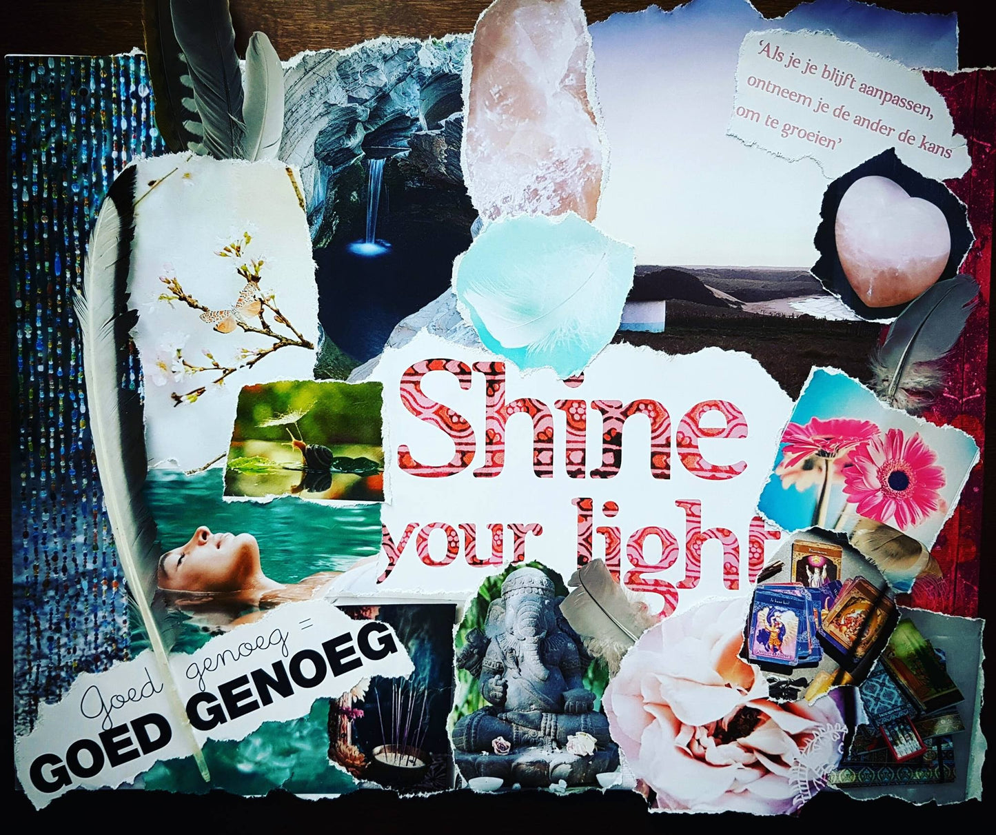 Creatieve avond visionboard maken – wet van aantrekkingskracht in actie