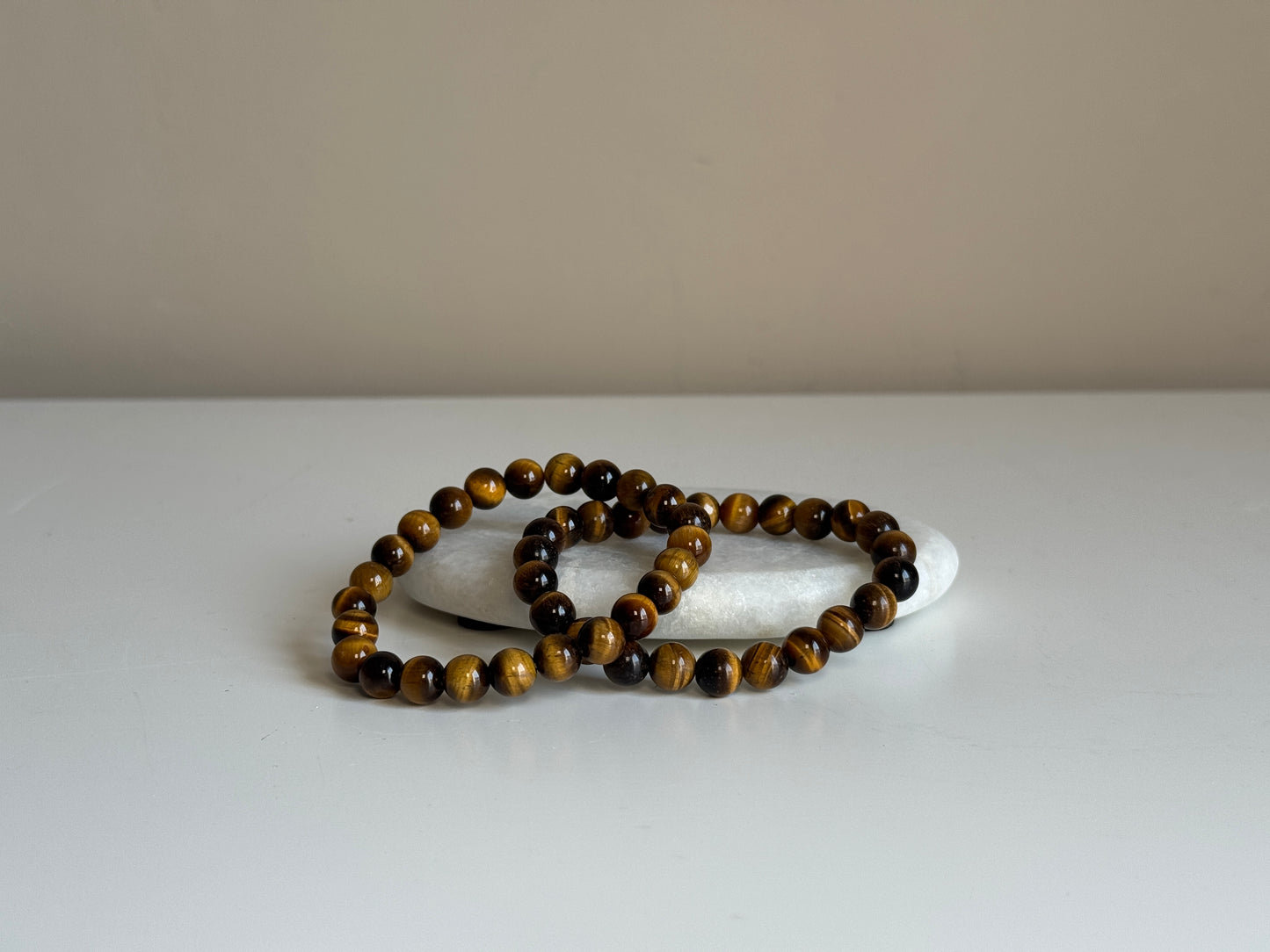 Tijgeroog armband 8 mm kraal