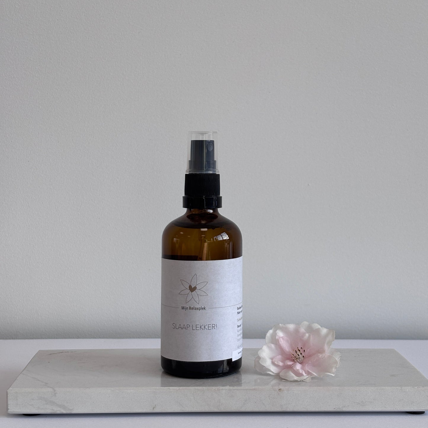 Tamara’s Relaxplek Slaap Lekker Auraspray 100 ml – rustgevende spray met amethist, rozenkwarts en witte jade voor een diepe slaap