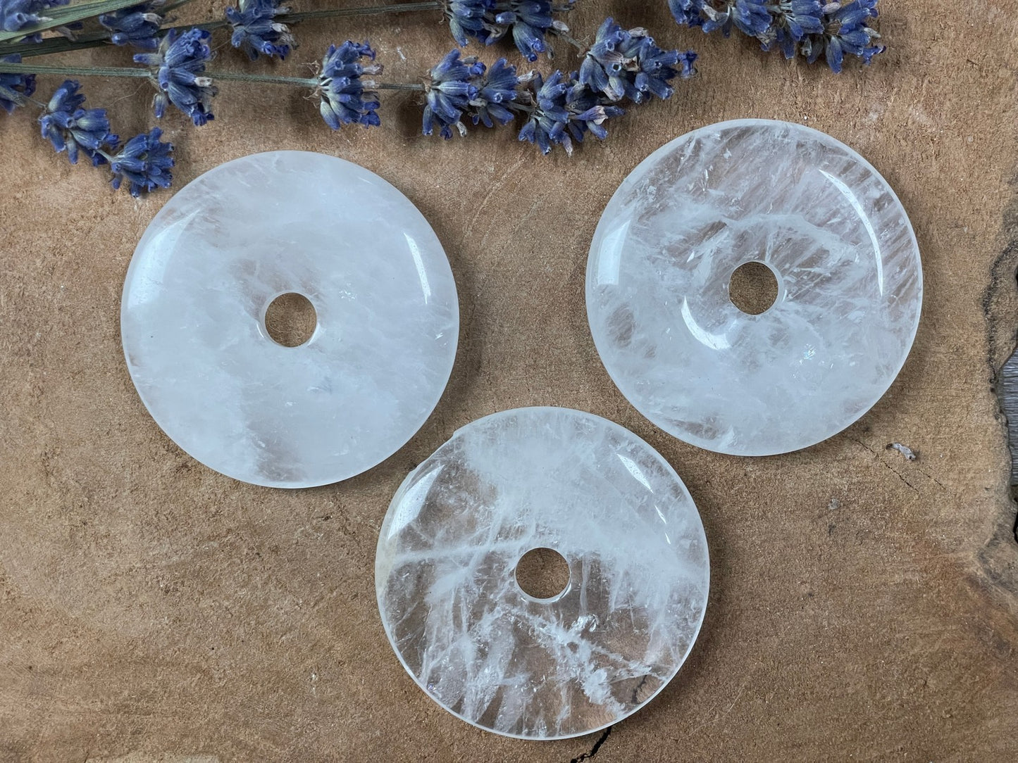 Bergkristal donut hanger