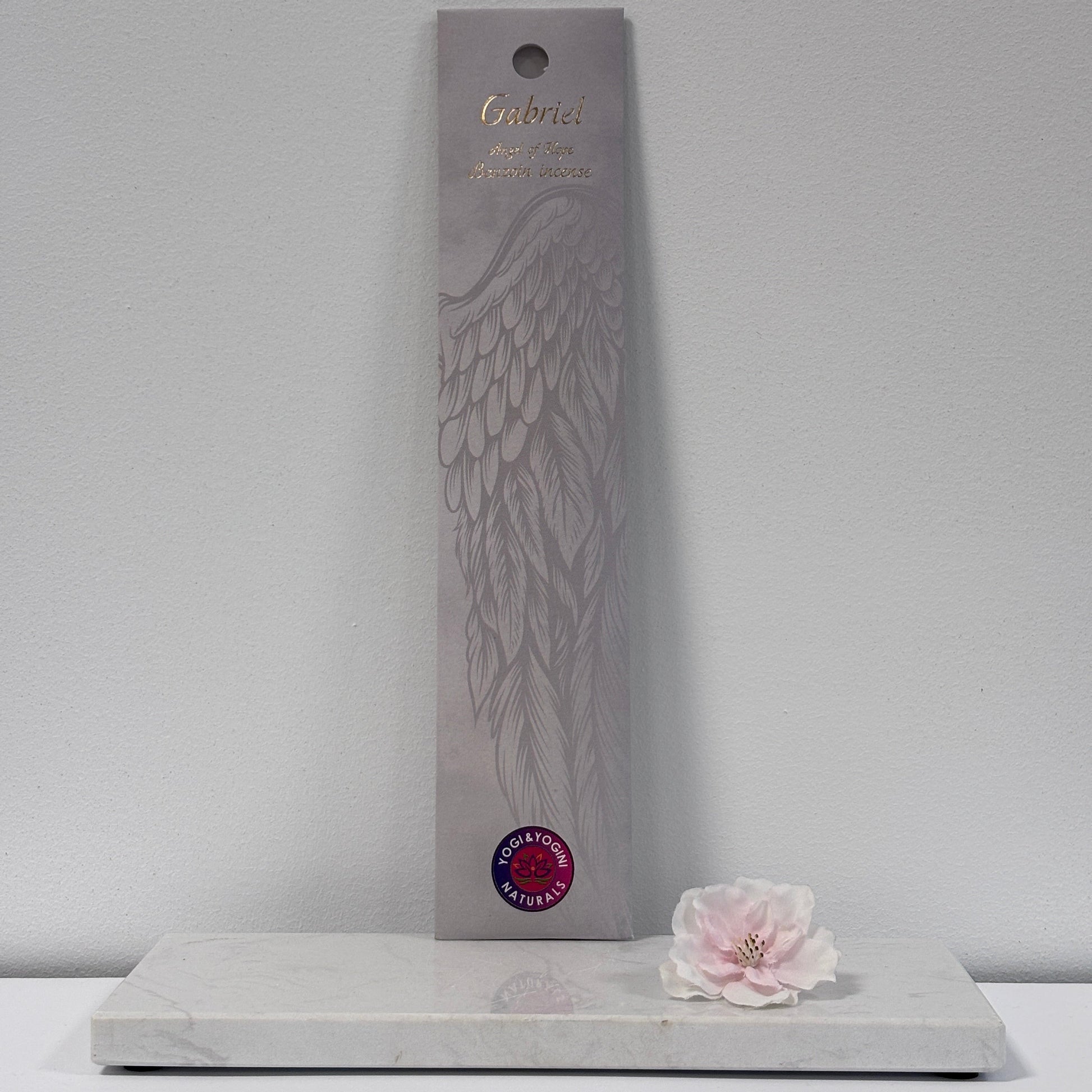 Aartsengel Gabriël wierook – natuurlijke benzoin wierookstokjes van Yogi & Yogini, handgemaakt, DiBA