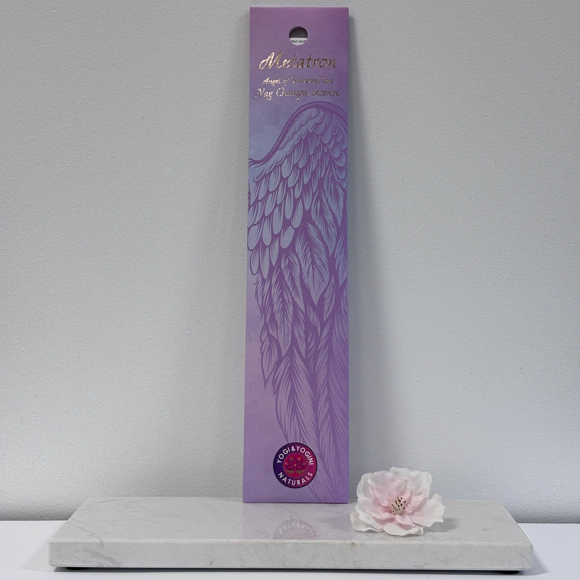 Aartsengel Metatron wierook – natuurlijke Nag Champa van Yogi & Yogini, handgemaakt, DiBA