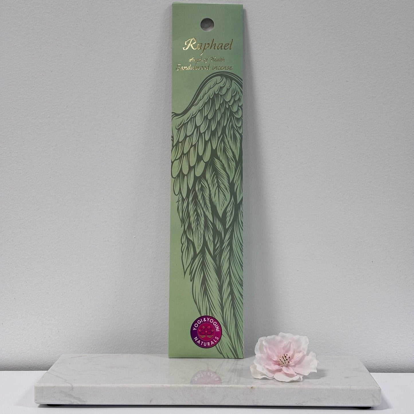Aartsengel Rafaël wierook – natuurlijke sandelhout wierook van Yogi & Yogini, handgemaakt, DiBA