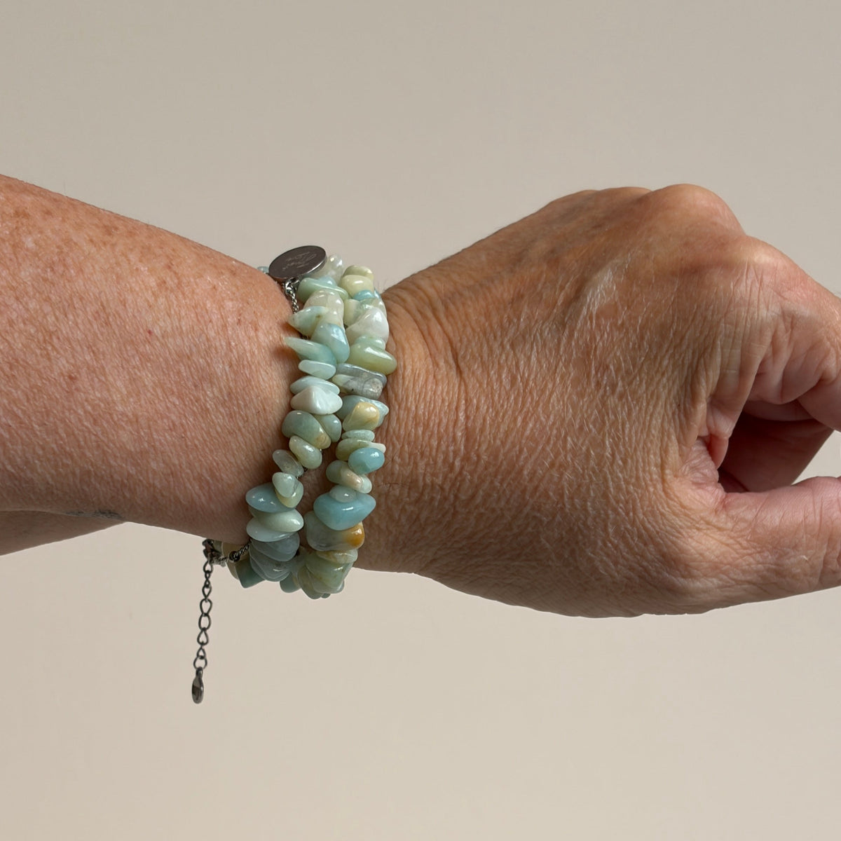 Amazoniet splitarmband
