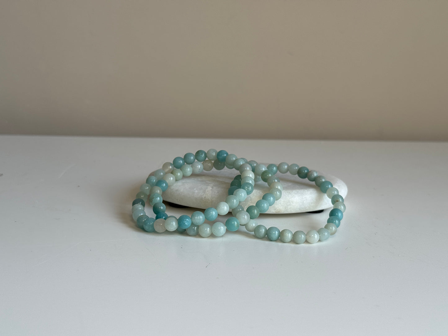 Amazoniet armband 6 mm kraal