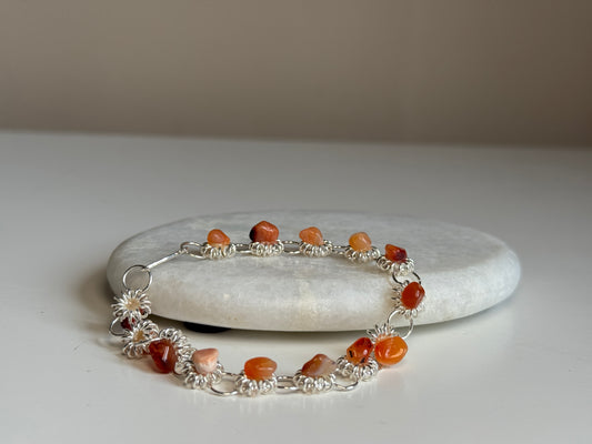 Carneool armband