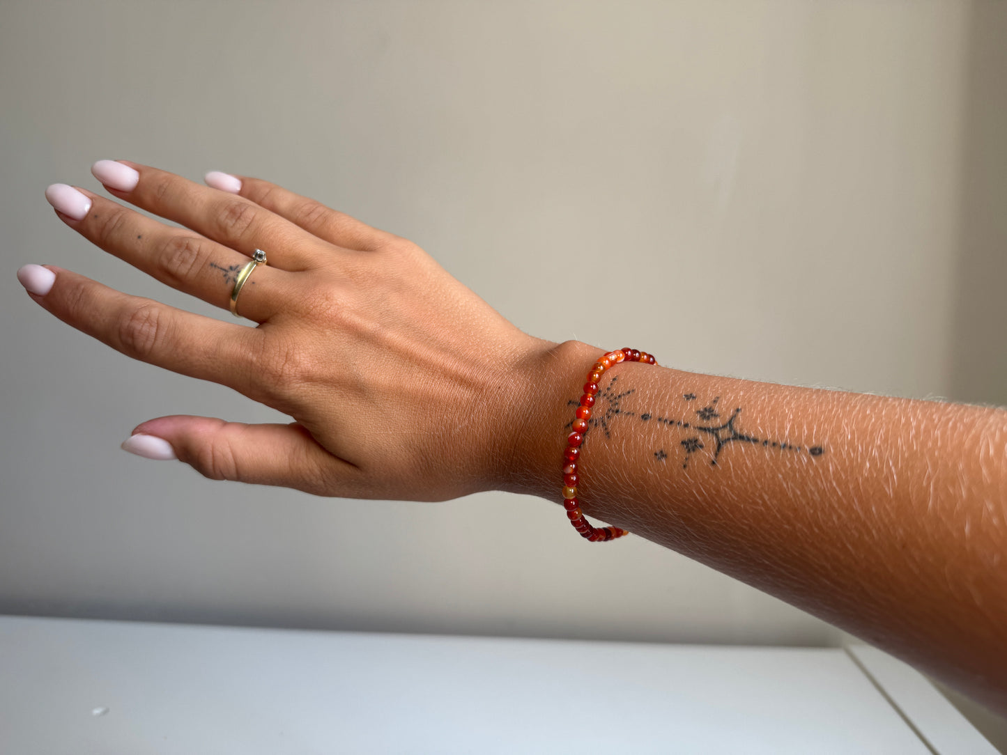 Carneool armband 4 mm kraal