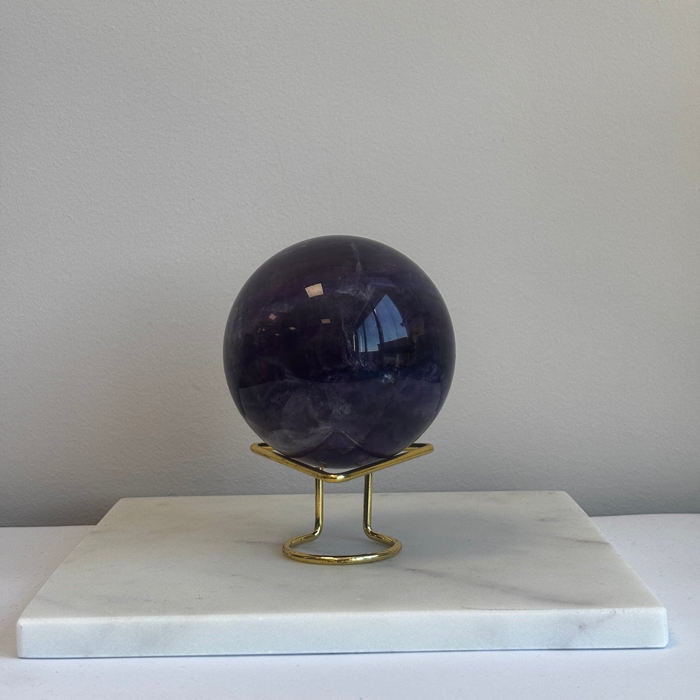 Minimalistische edelsteen standaard – Goud of zilver