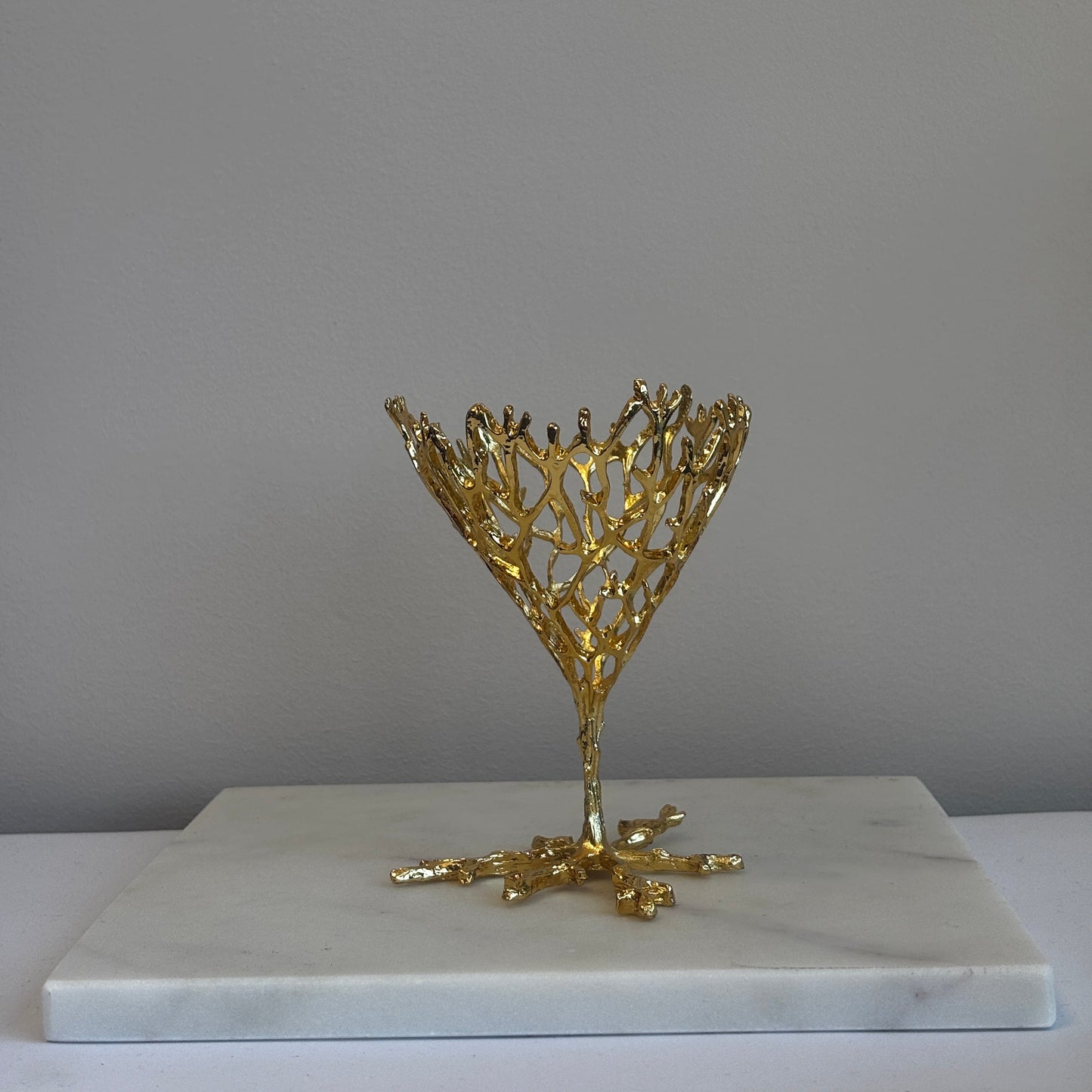 Organische edelsteen standaard – Goud (koraalvorm)