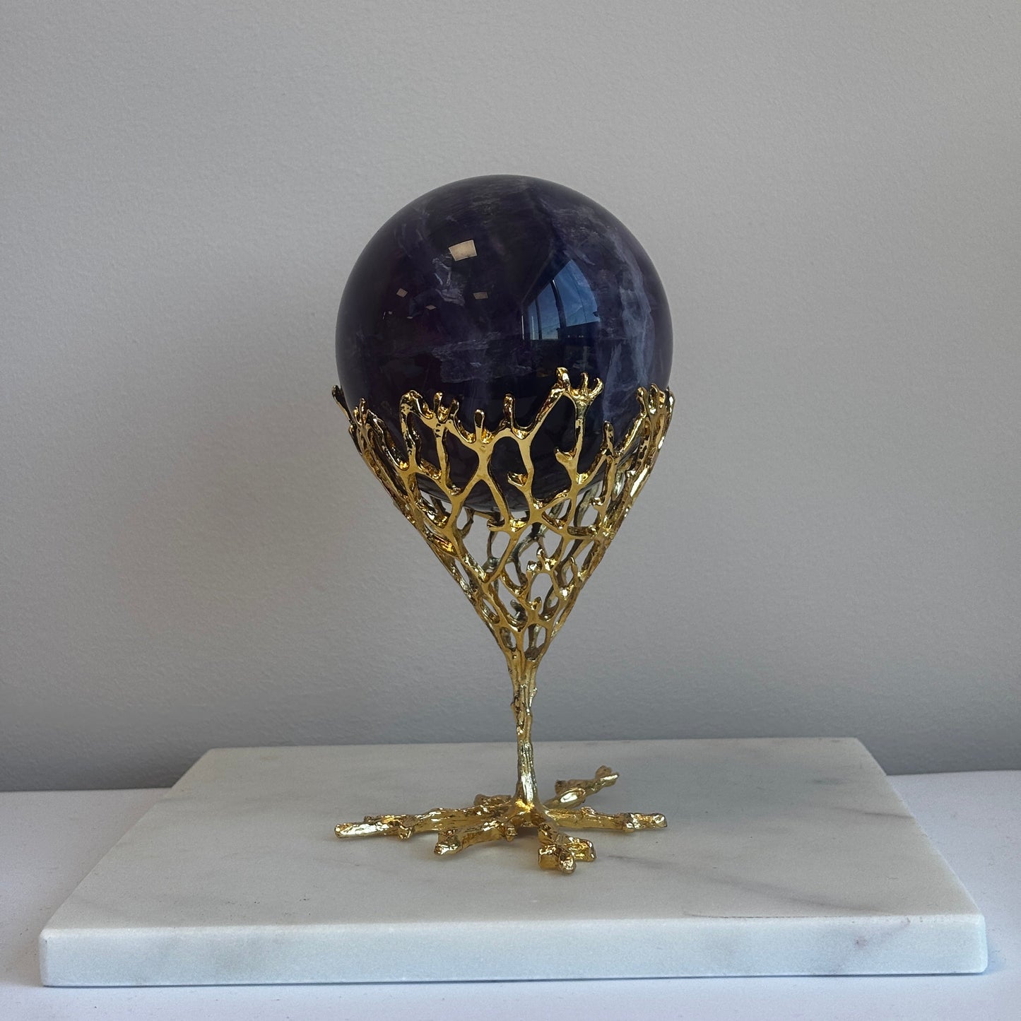 Organische edelsteen standaard – Goud (koraalvorm)