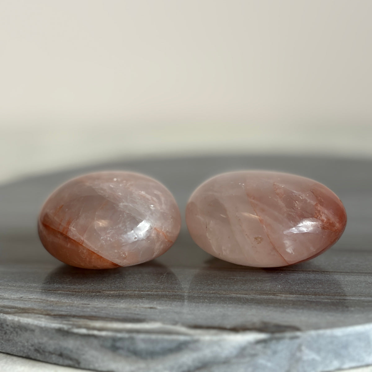 Red healer handsteen van bovenaf gezien