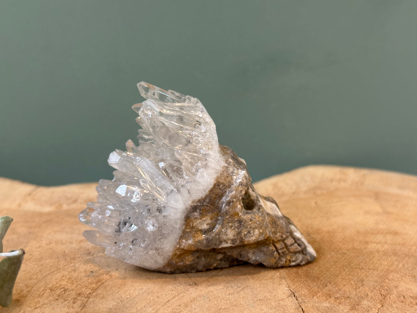 Bergkristal, schedel
