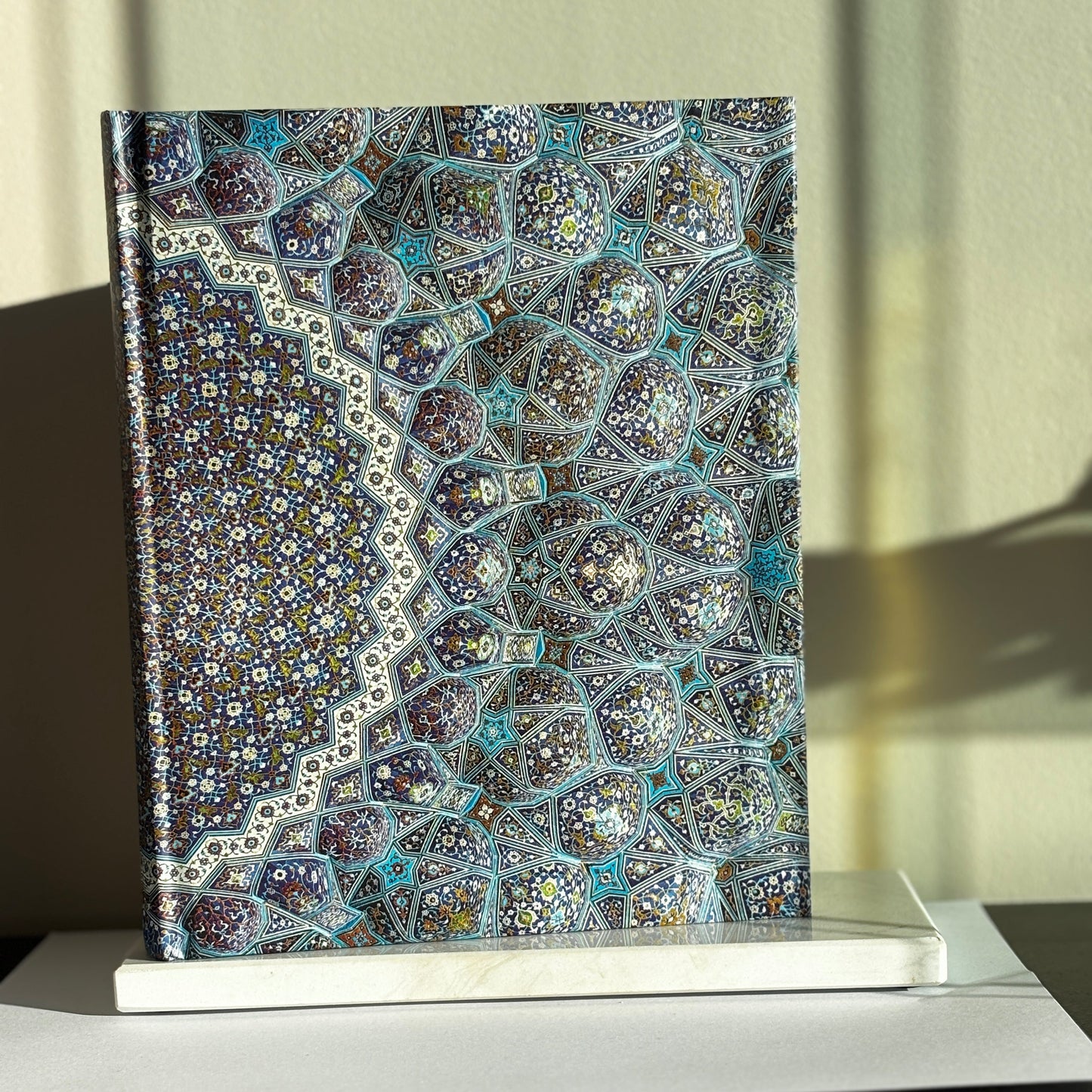 Luxe Perzisch notitieboek met bladgoud