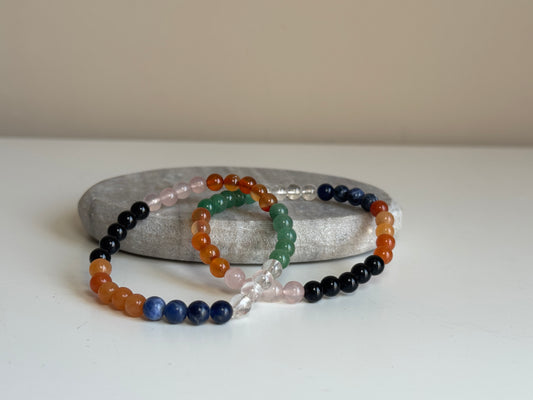 Chakra armband, 6 mm