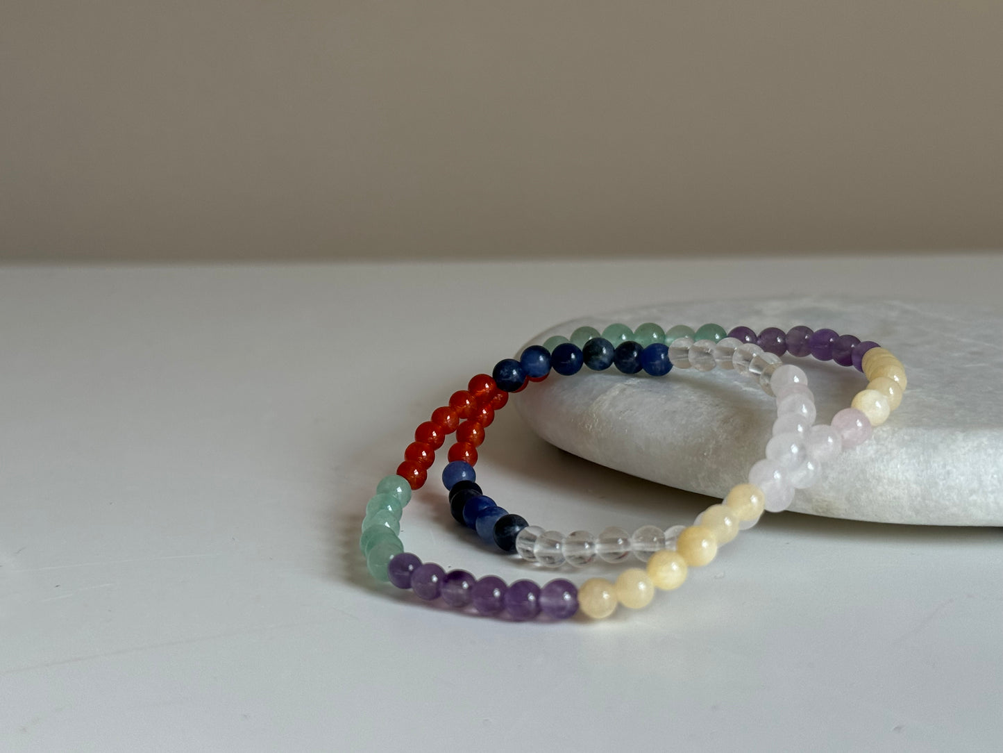 Chakra armband, 6 mm