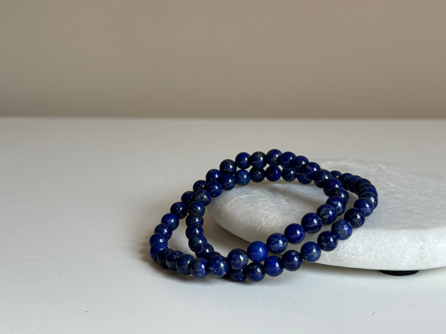 Lapis Lazuli, armband 6 mm kraal