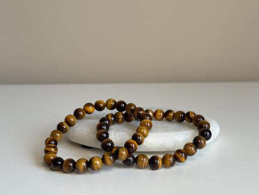 Tijgeroog armband 8 mm kraal