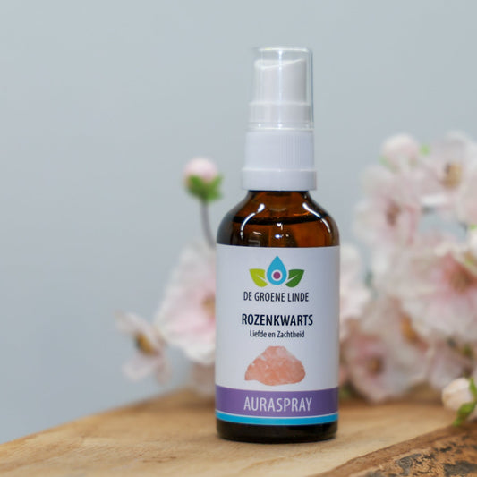 Productfoto van Rozenkwarts auraspray 50 ml van De Groene Linde