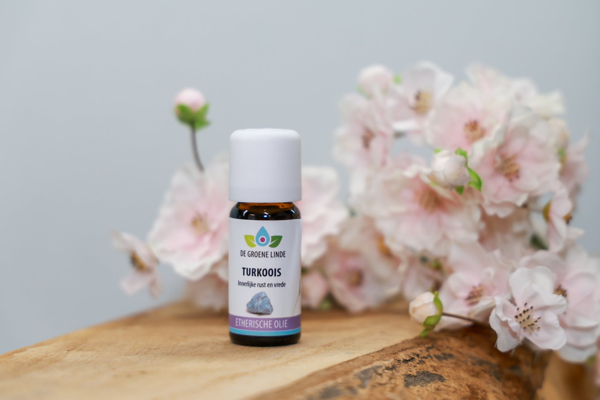 De Groene Linde – Turkoois etherische olie 10 ml van DIBA, rustgevende geur met lavendel en mirre voor zelfinzicht en balans