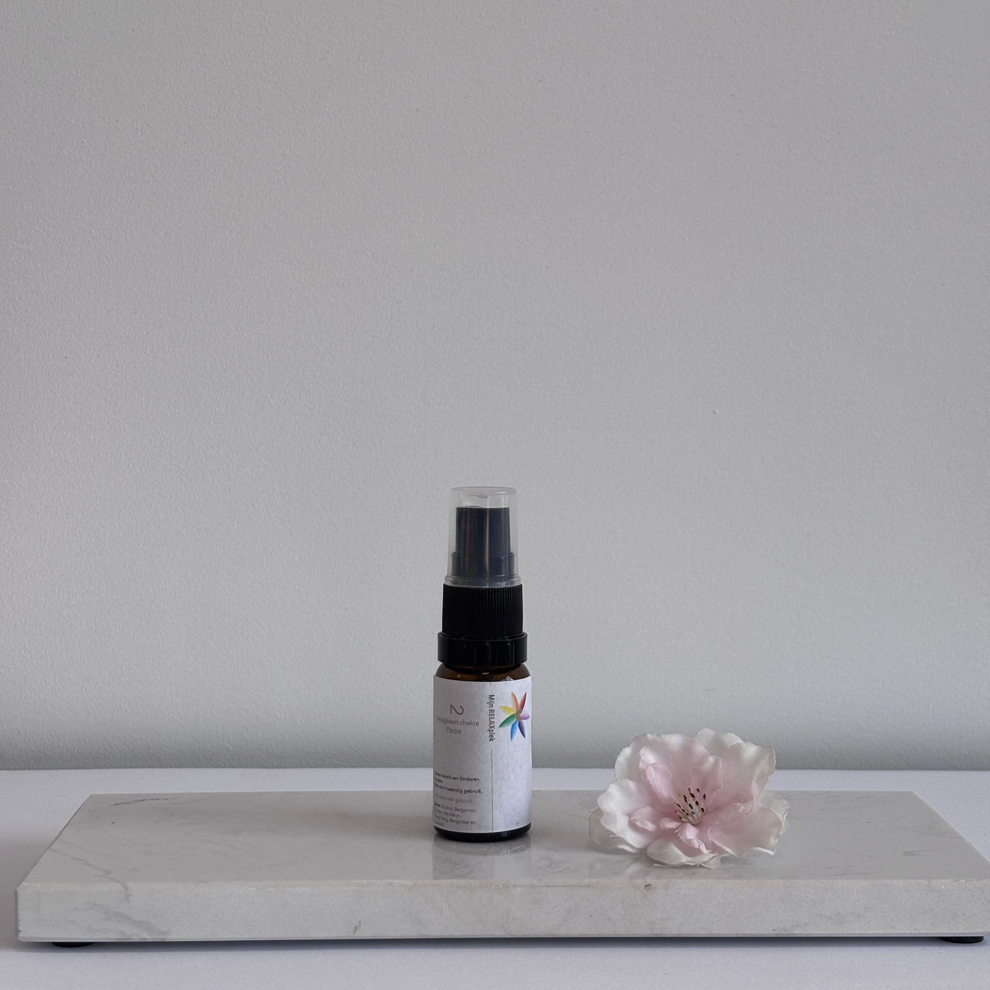 2e Chakra Auraspray van Tamara’s Relaxplek – natuurlijke spray met ylang ylang en carneool voor passie en emotionele balans